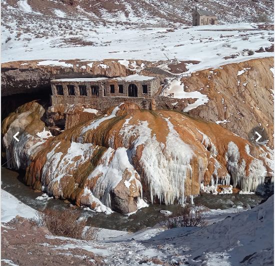 Formación termal de Puente del Inca
